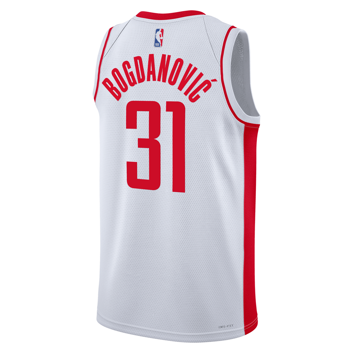Houston Rockets Association Edition Swingman Jersey - White - Bogdan Bogdanović - Unisex