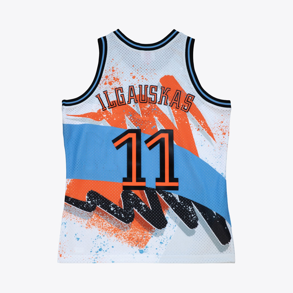 Cleveland Cavaliers Zydrunas Ilgauskas 1997 Hyper Hoops Swingman Jersey - White