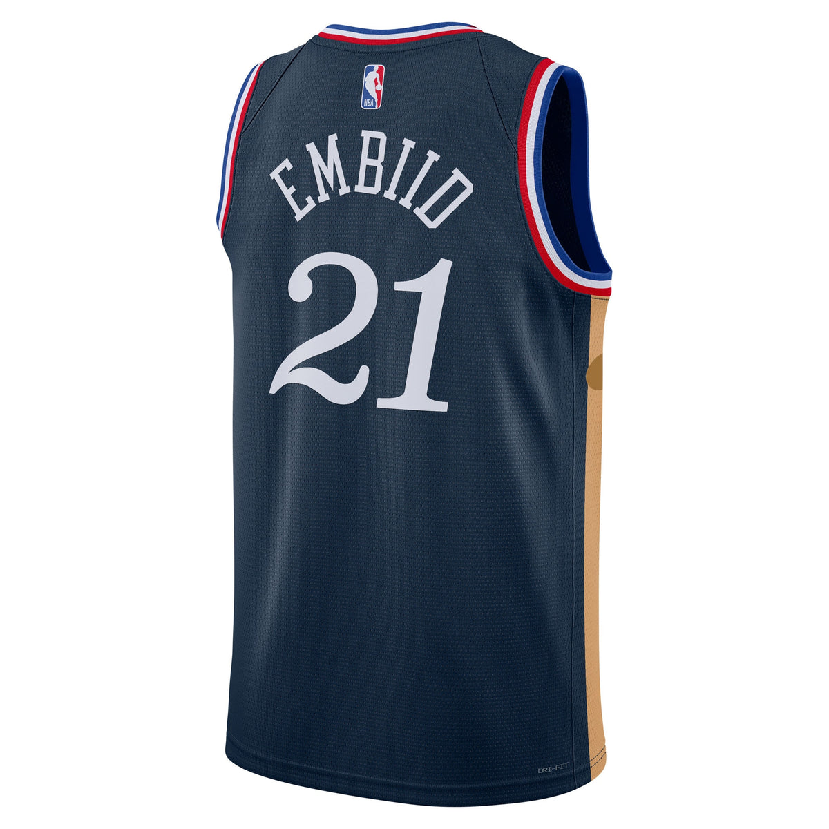 Philadelphia 76ers 2025/26 City Edition Swingman Jersey - Navy - Joel Embiid - Unisex
