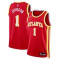 Atlanta Hawks Icon Edition Swingman Jersey - Red - Jalen Johnson - Unisex