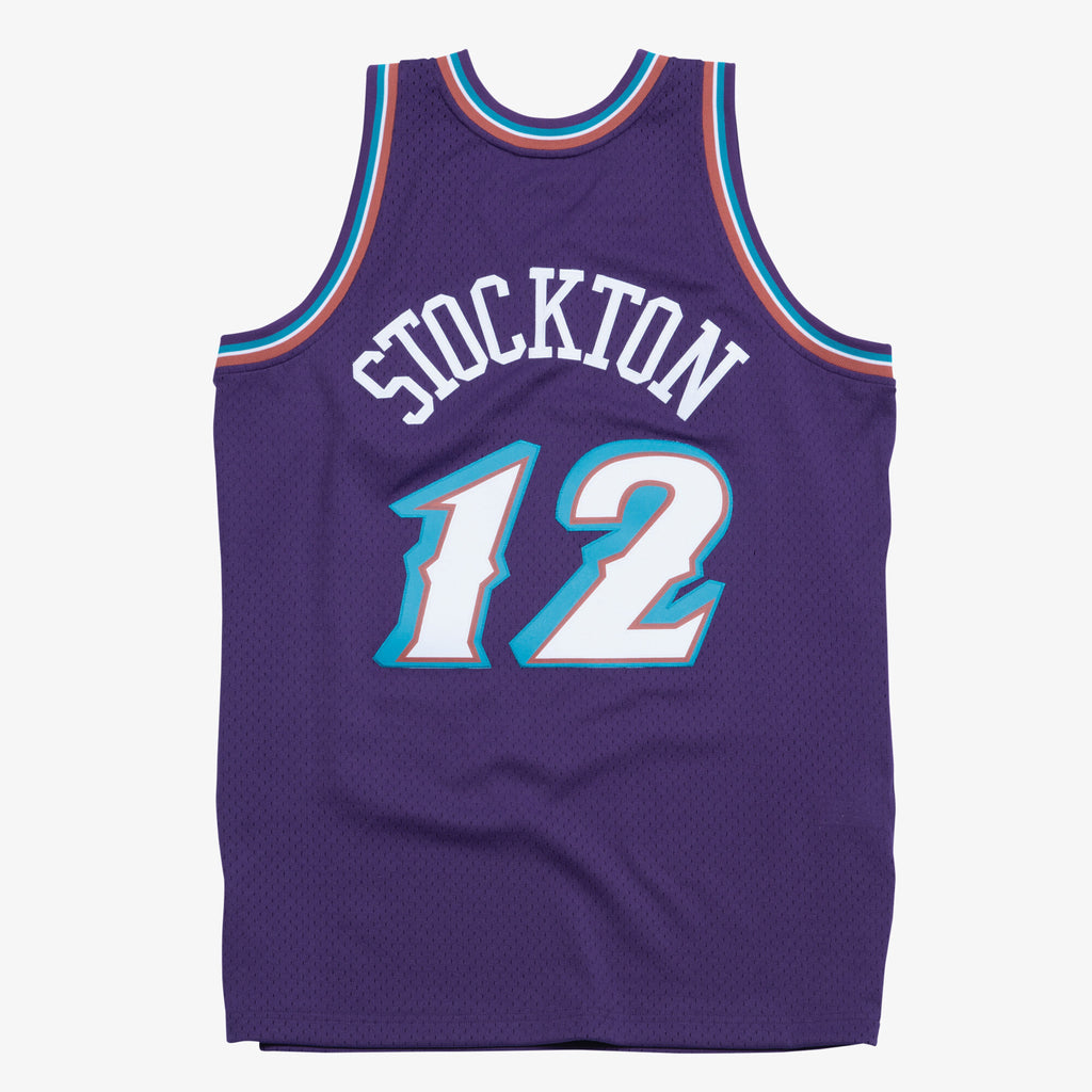 Utah Jazz Swingman Jersey Road John Stockton 1996-97