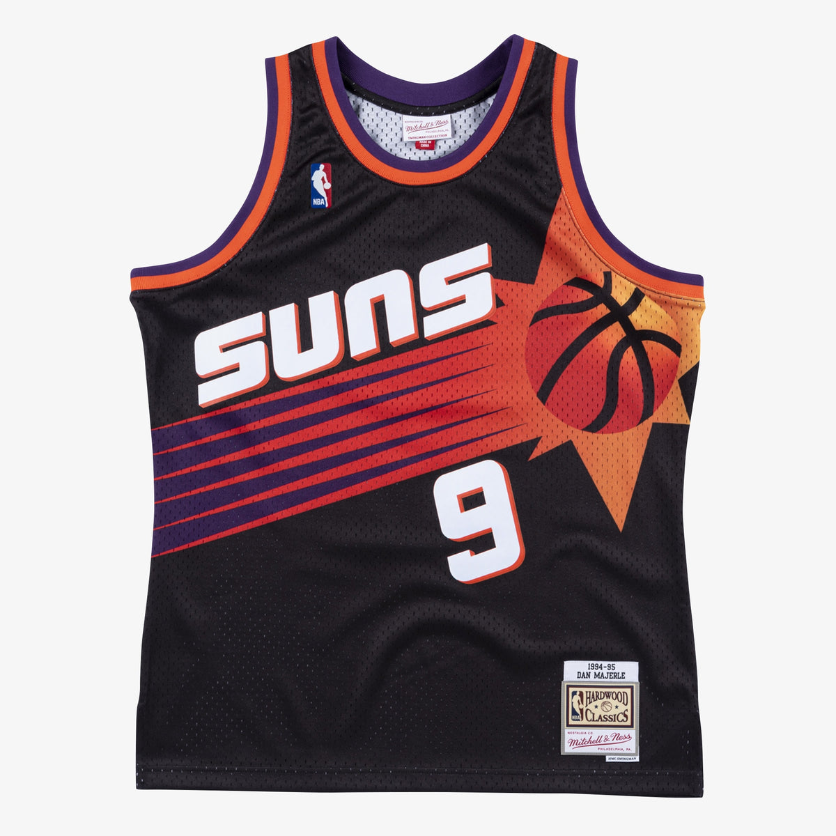 Phoenix Suns Dan Majerle 1994 Swingman Alt Road Authentic Jersey - Black