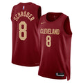 Cleveland Cavaliers Icon Edition Swingman Jersey - Wine - Dennis Schröder - Unisex