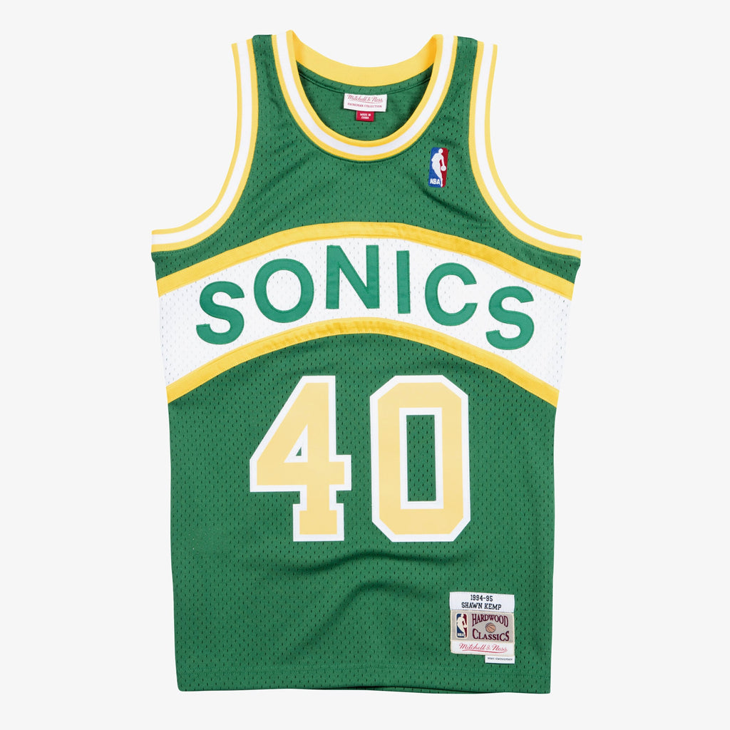 Seattle Supersonics Swingman Jersey Shawn Kemp 1994-95