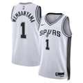 San Antonio Spurs Association Edition Swingman Jersey - White - Victor Wembanyama - Unisex