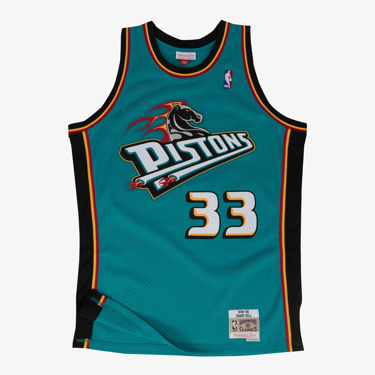 Detroit Pistons Swingman Jersey Road Grant Hill 1998-99