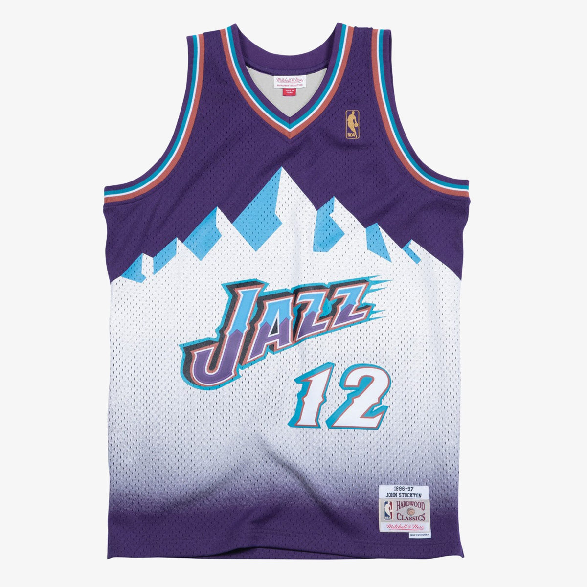 Utah Jazz Swingman Jersey Road John Stockton 1996-97