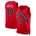 Toronto Raptors Icon Edition Swingman Jersey - Red - Jakob Poeltl - Unisex