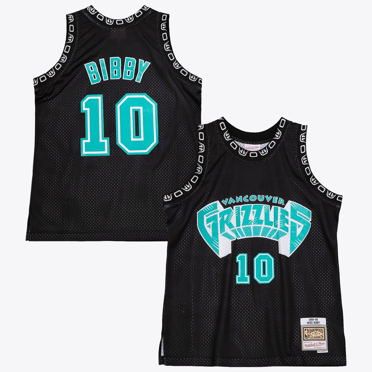 Vancouver Grizzlies Mike Bibby 1998 Team Color Swingman Jersey - Black