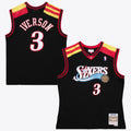 Philadelphia 76ers Allen Iverson 2006 Alternate Spain Authentic Jersey - Black