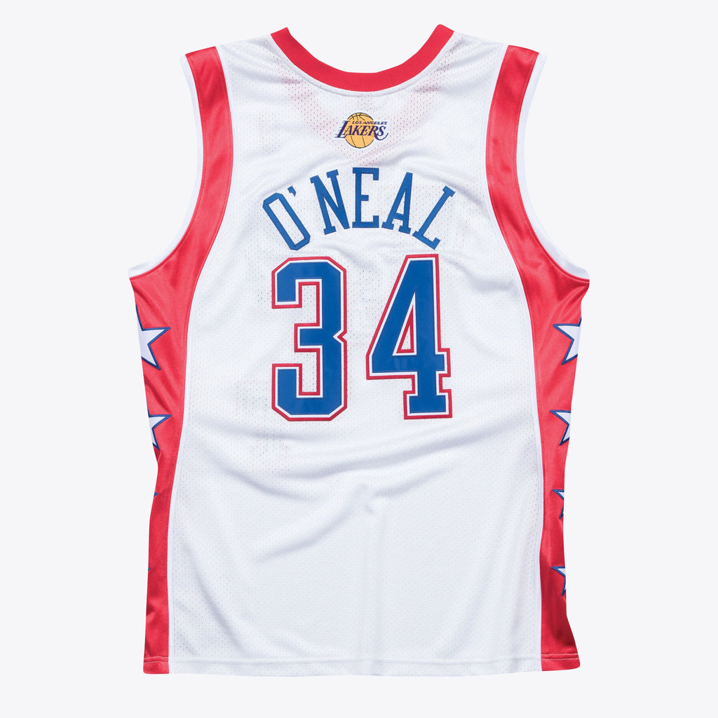 NBA 2004 West Shaquille ONeal Authentic All-Star Jersey - White - Mens