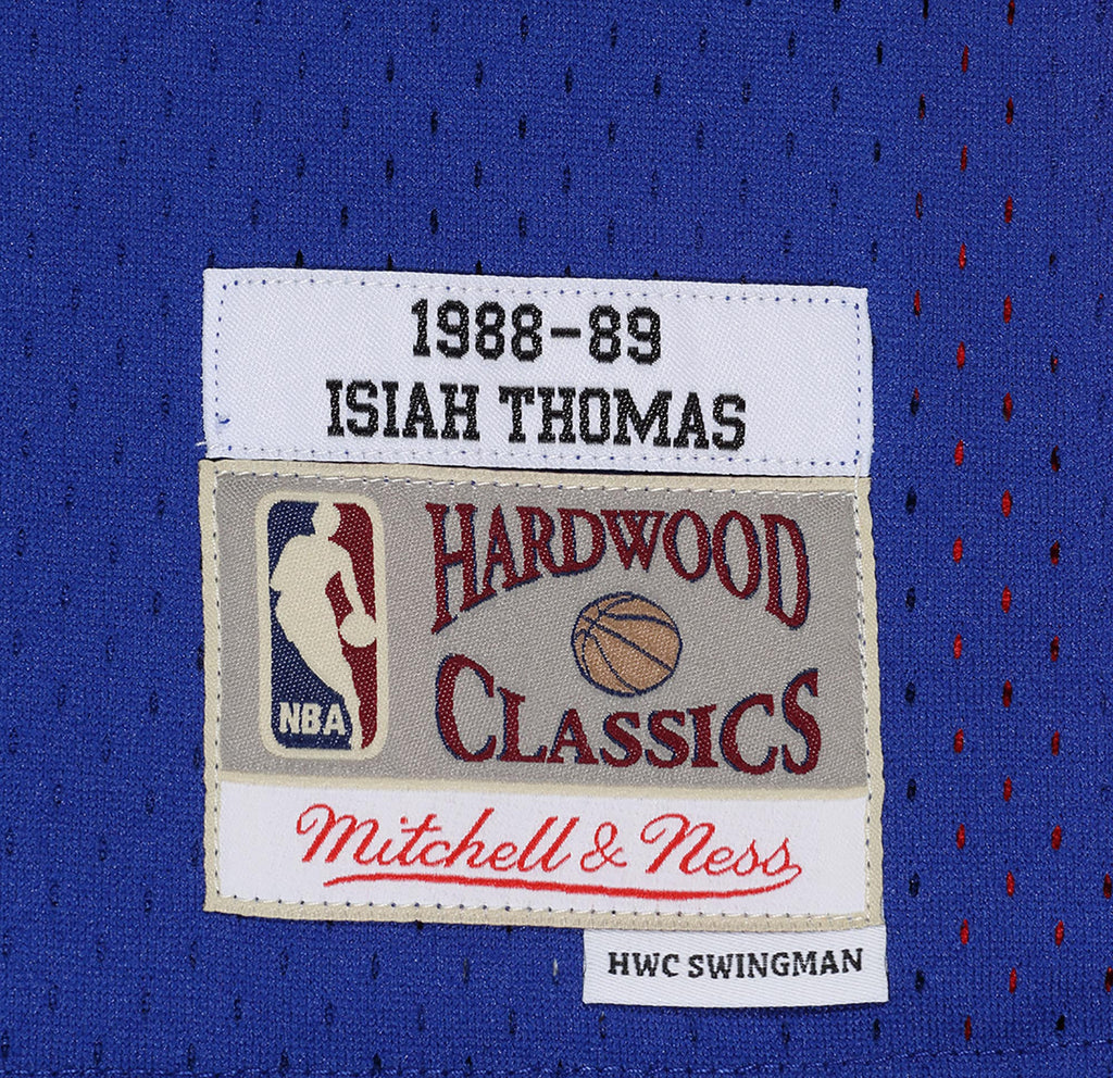 Detroit Pistons Swingman Jersey Road Isiah Thomas 1988-89