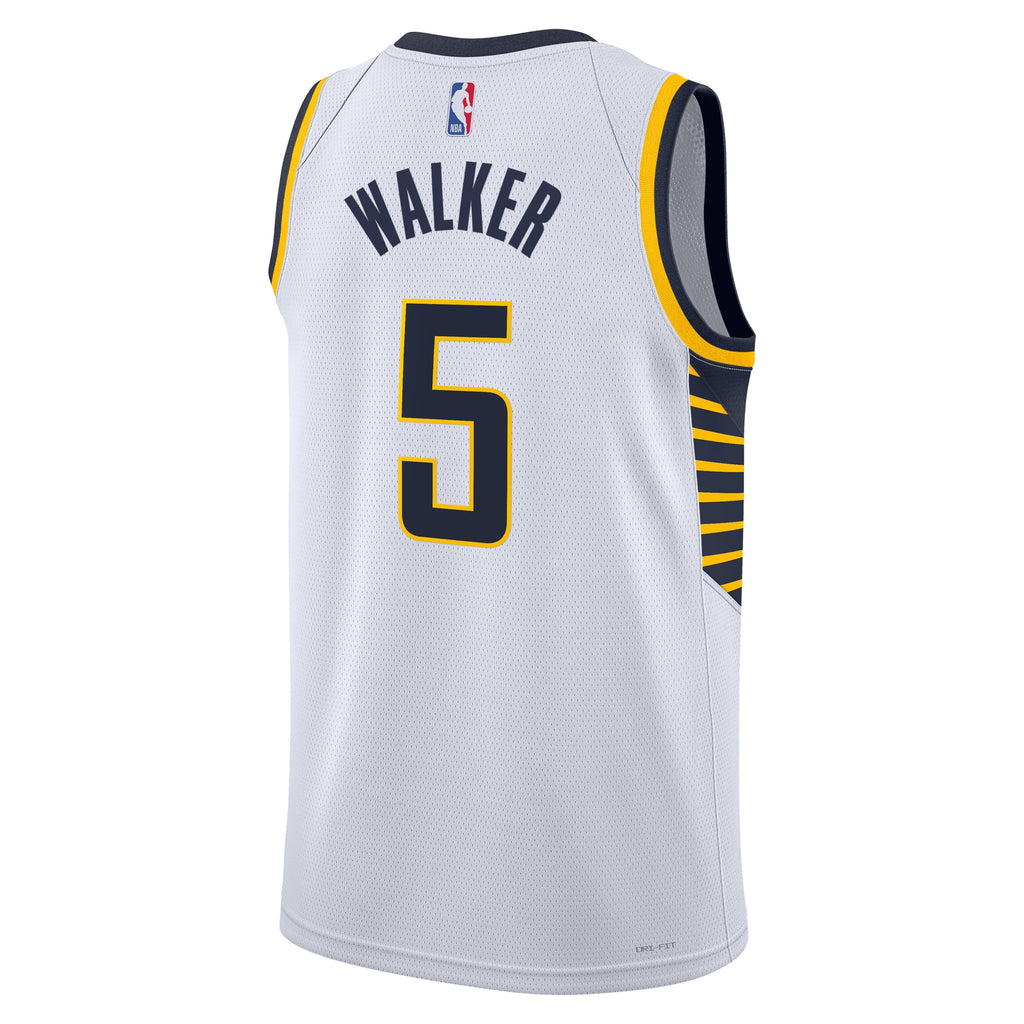 Indiana Pacers Association Edition Swingman Jersey - White - Jarace Walker - Unisex