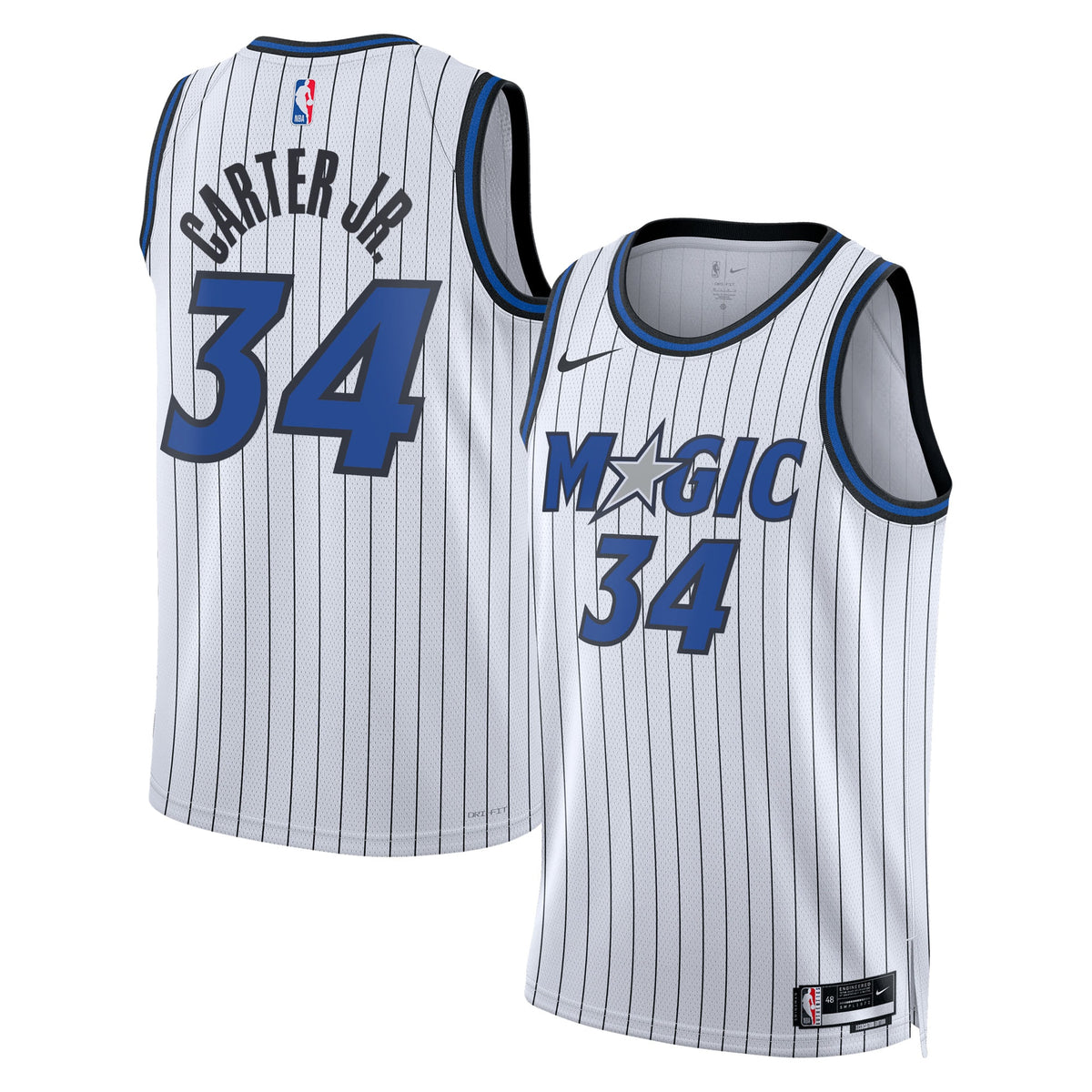 Orlando Magic Replica Association Edition Swingman Jersey - White - Wendell Carter Jr. - Unisex