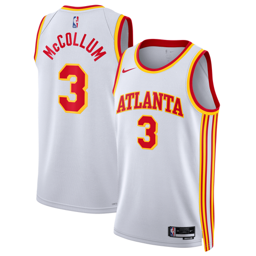 Atlanta Hawks Association Edition Swingman Jersey - White - CJ McCollum - Unisex