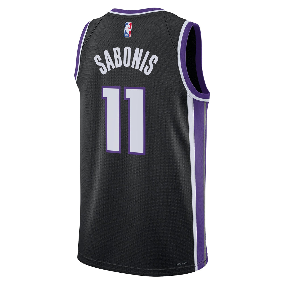 Sacramento Kings Icon Edition Swingman Jersey - Black - Domantas Sabonis - Unisex