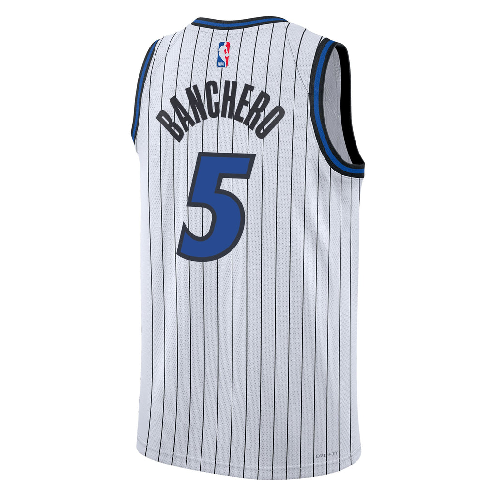 Orlando Magic Replica Association Edition Swingman Jersey - White - Paolo Banchero - Unisex