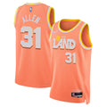 Cleveland Cavaliers 2025/26 City Edition Swingman Jersey - Orange - Jarrett Allen - Unisex