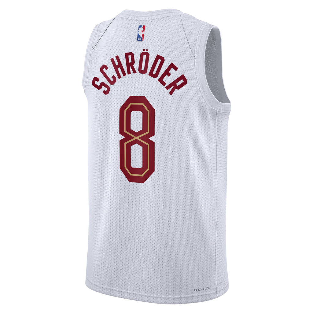 Cleveland Cavaliers Association Edition Swingman Jersey - White - Dennis Schröder - Unisex