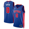 Detroit Pistons Icon Edition Swingman Jersey - Blue - Jalen Duren - Unisex