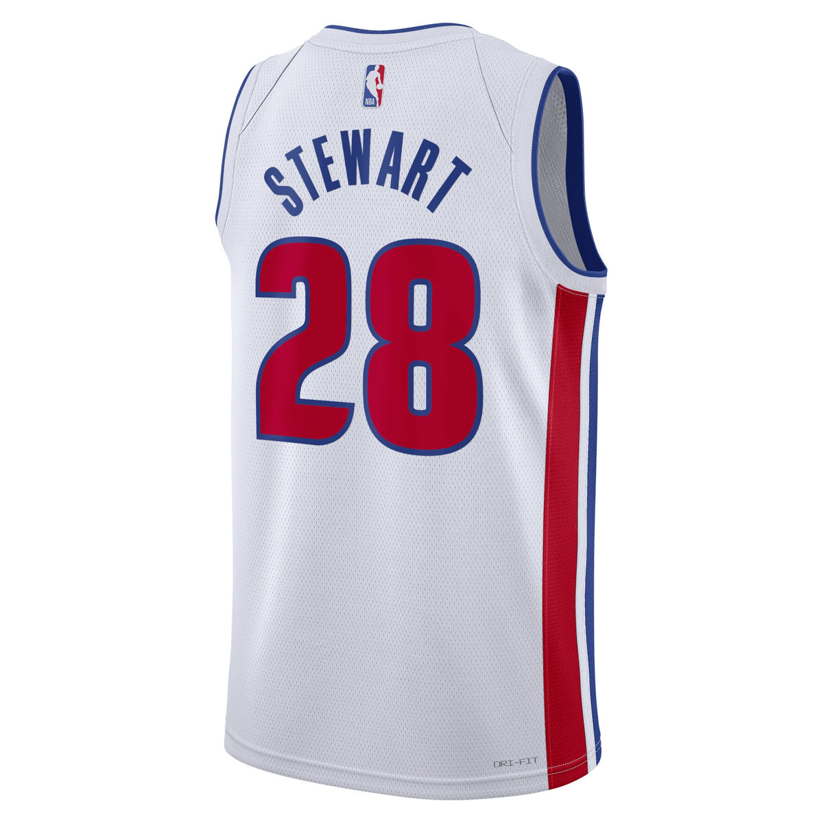 Detroit Pistons Association Edition Swingman Jersey - White - Isaiah Stewart - Unisex