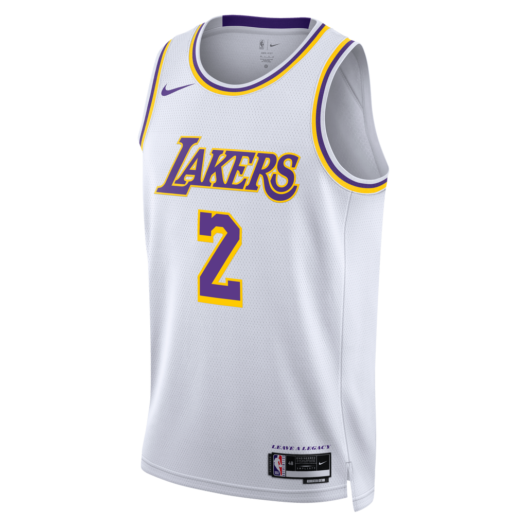 Los Angeles Lakers Association Edition Swingman Jersey - White - Jarred Vanderbilt - Unisex