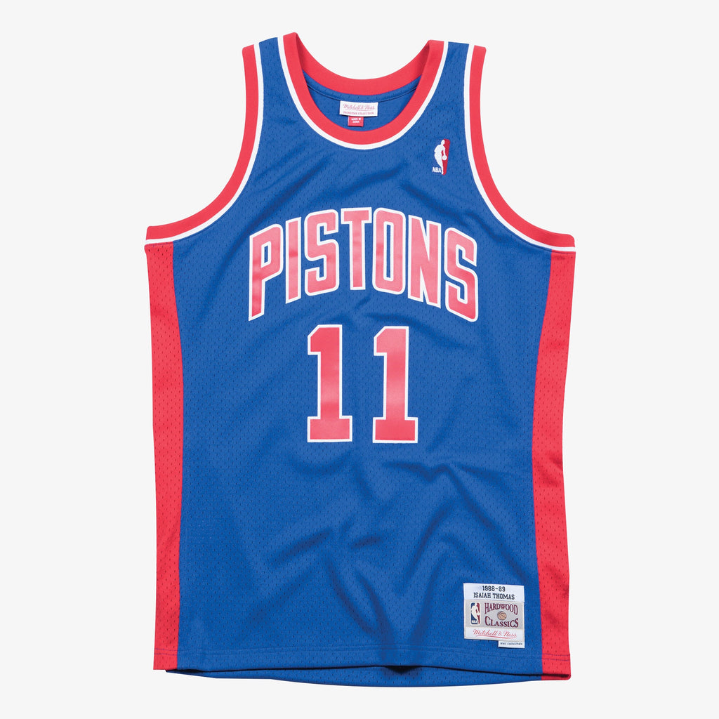 Detroit Pistons Swingman Jersey Road Isiah Thomas 1988-89