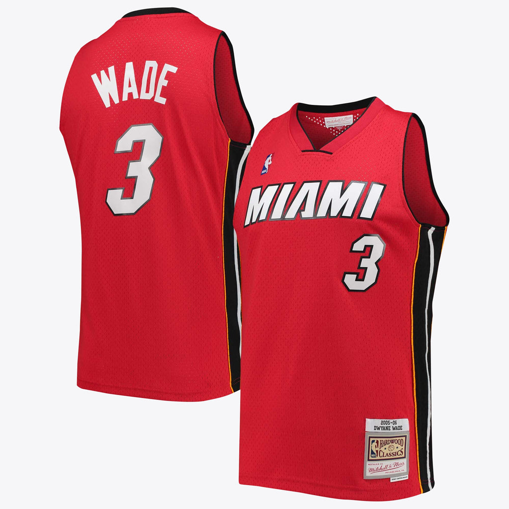 Miami Heat NBA Dwyane Wade Alternate 2005 Hardwood Classics Swingman Jersey