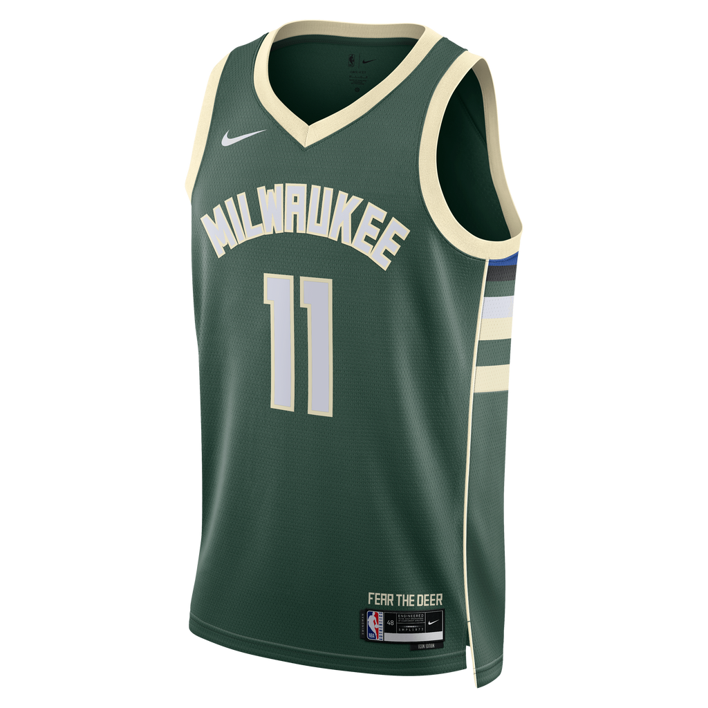 Milwaukee Bucks Icon Edition Swingman Jersey - Hunter Green - Tyler Herro - Unisex