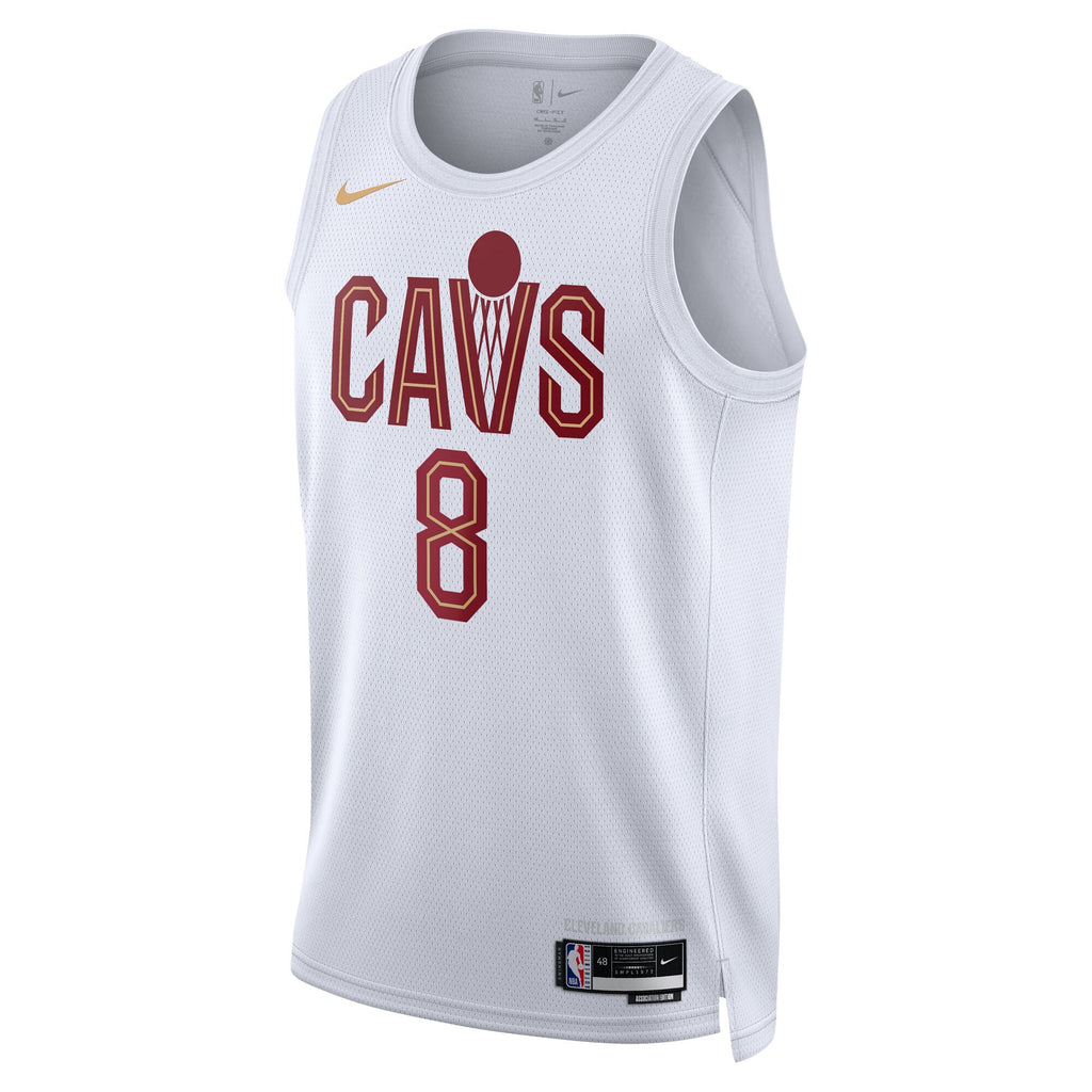Cleveland Cavaliers Association Edition Swingman Jersey - White - Dennis Schröder - Unisex