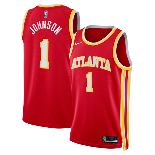 Atlanta Hawks Icon Edition Swingman Jersey - Red - Jalen Johnson - Unisex