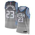 Utah Jazz 2025/26 City Edition Swingman Jersey - Gray - Lauri Markkanen - Unisex
