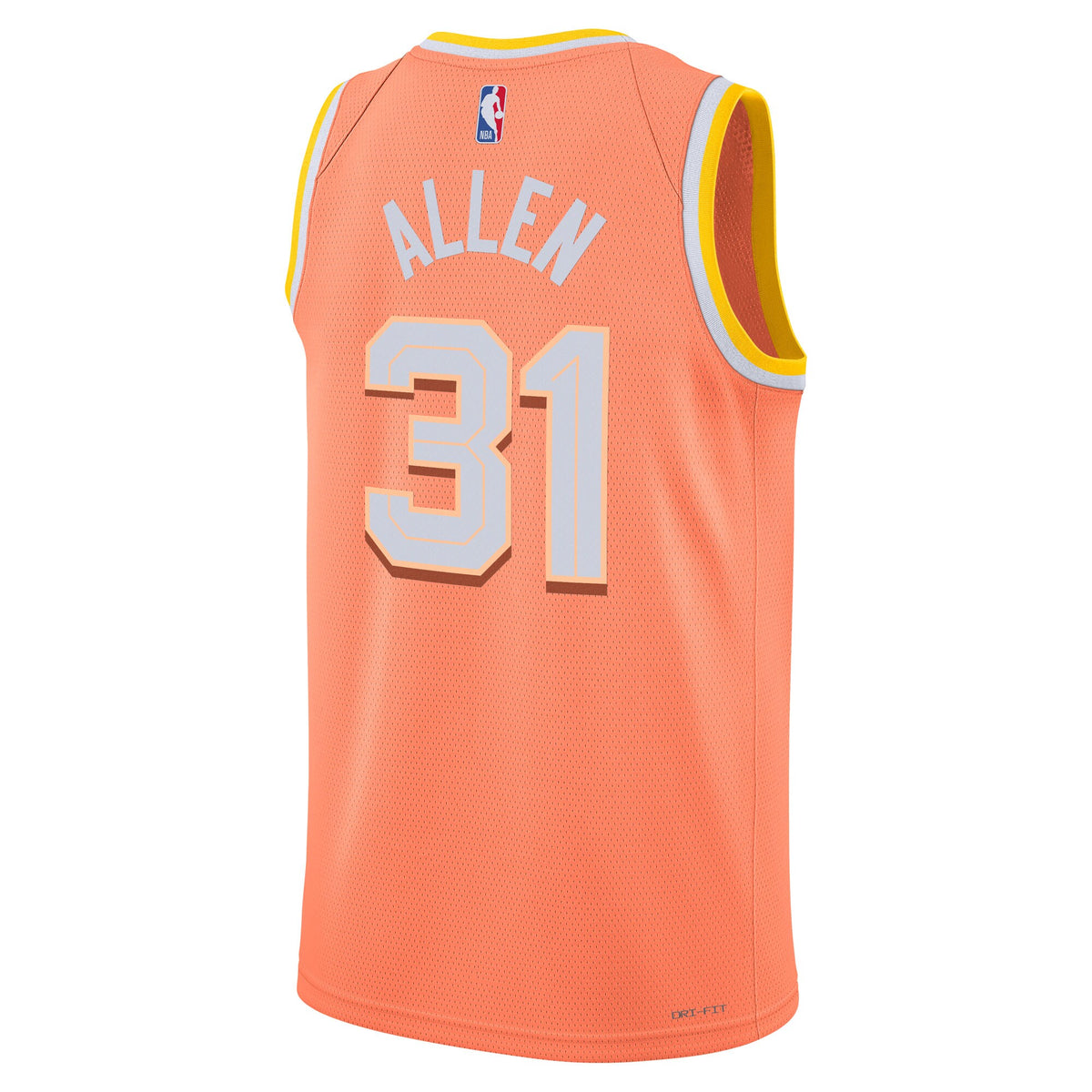 Cleveland Cavaliers 2025/26 City Edition Swingman Jersey - Orange - Jarrett Allen - Unisex