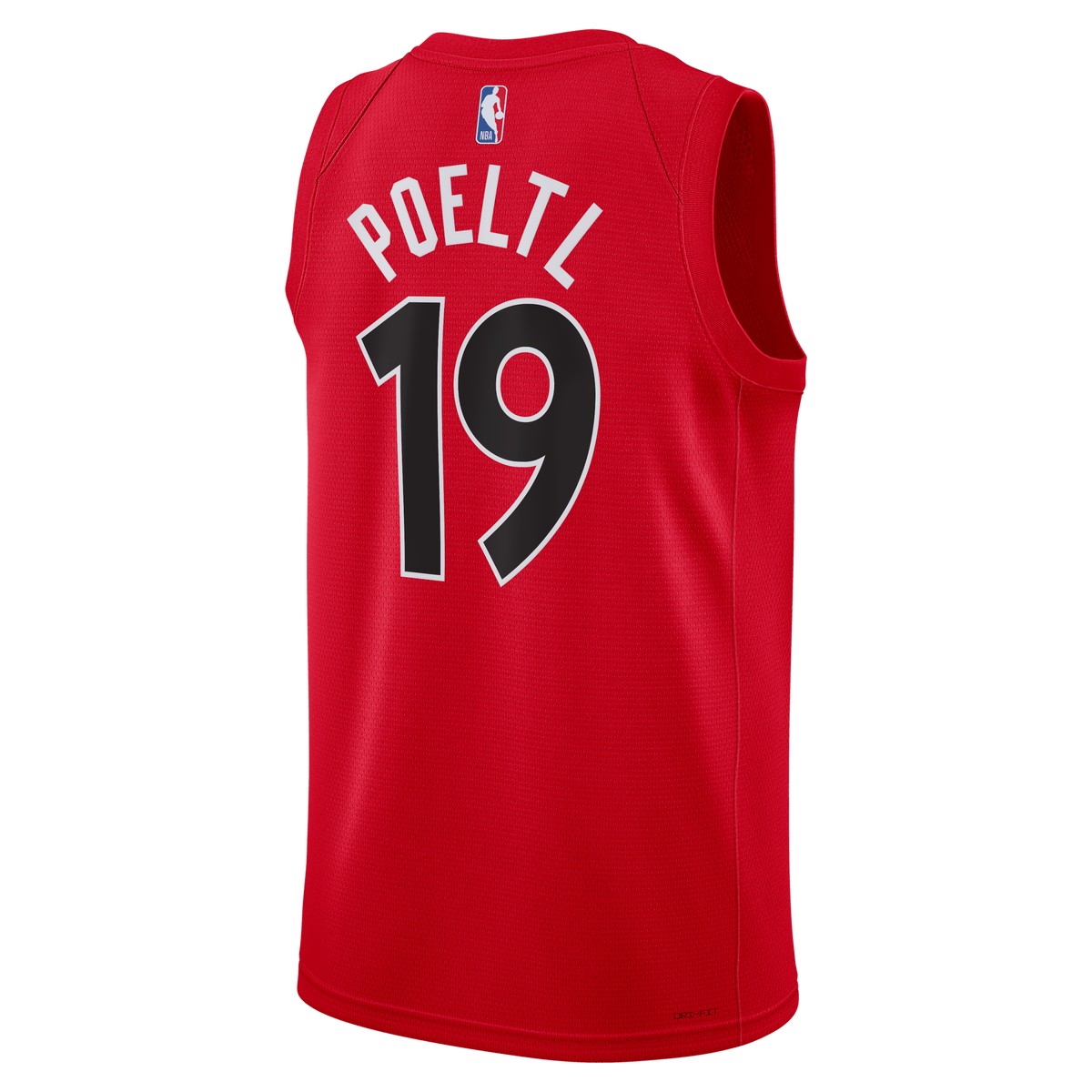Toronto Raptors Icon Edition Swingman Jersey - Red - Jakob Poeltl - Unisex