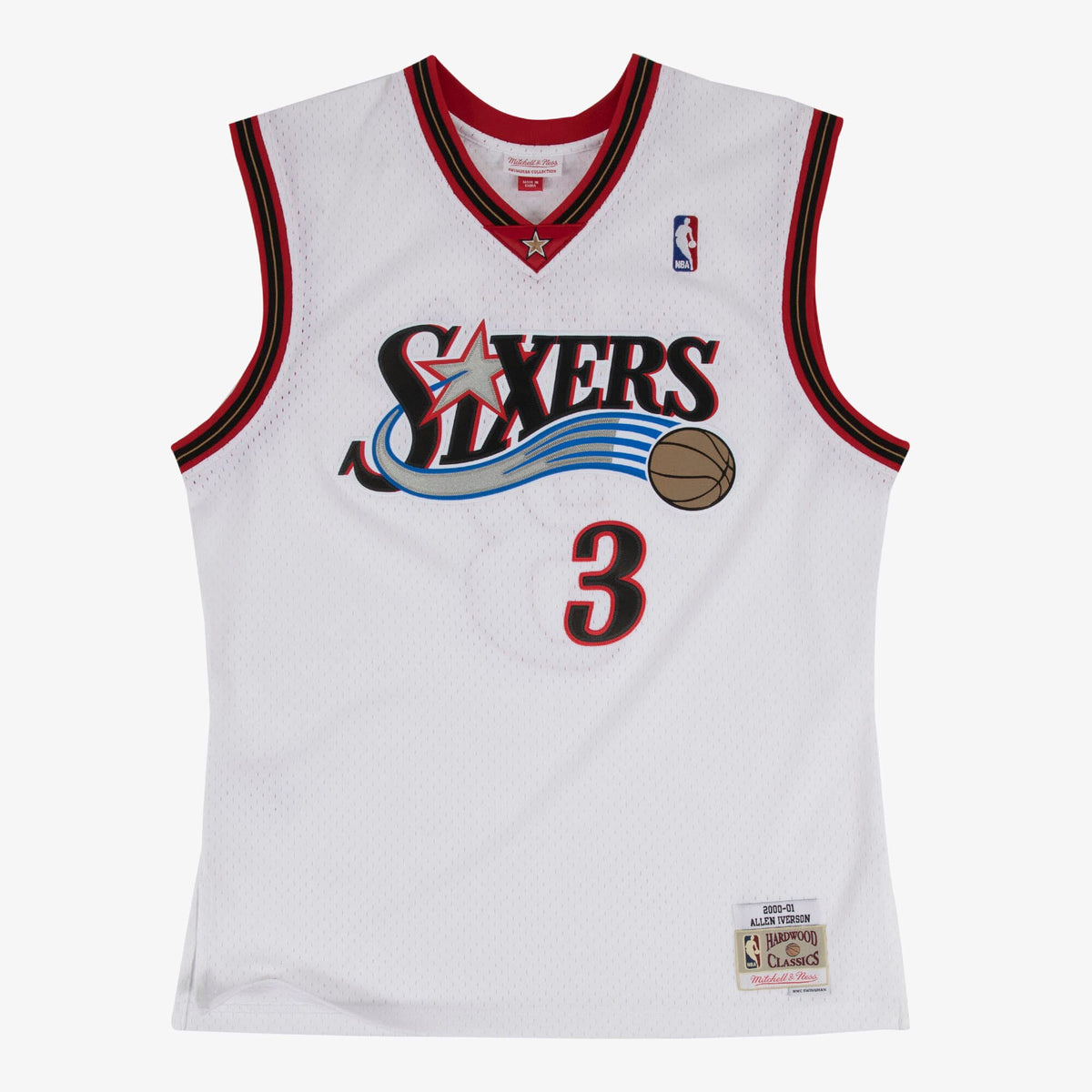 Philadelphia 76ers Swingman Jersey Home Allen Iverson 2000-01
