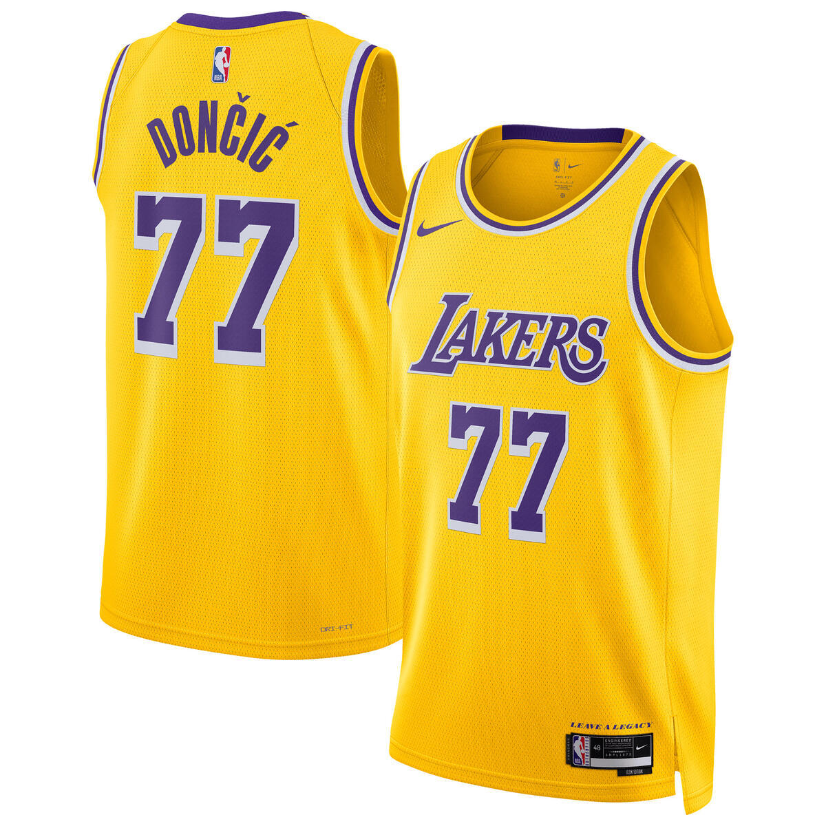 Los Angeles Lakers Icon Swingman Jersey - Luka Doncic - Unisex