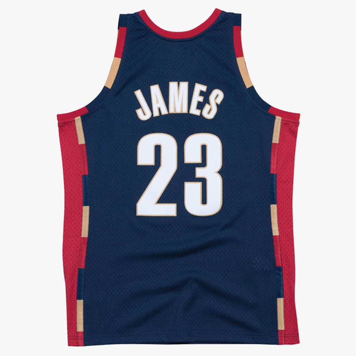 Men's LeBron James Navy Cleveland Cavaliers 2008-09 Hardwood Classics Swingman Jersey