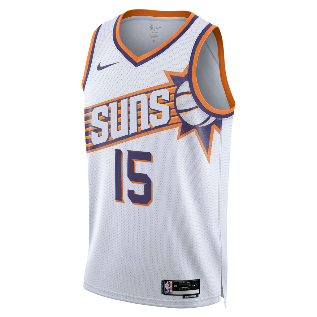 Phoenix Suns Association Edition Swingman Jersey - White - Devin Booker - Unisex