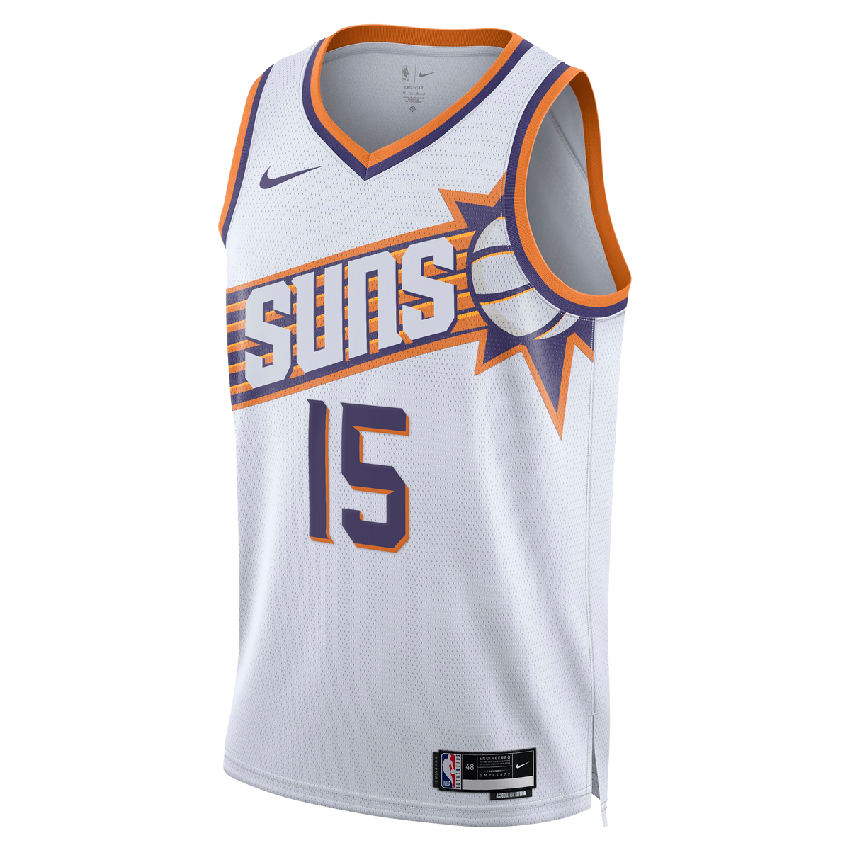 Phoenix Suns Association Edition Swingman Jersey - White - Devin Booker - Unisex