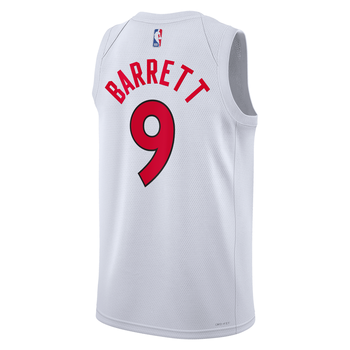 Toronto Raptors Association Edition Swingman Jersey - White - RJ Barrett - Unisex
