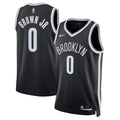 Brooklyn Nets Icon Swingman Jersey - Black - Mikel Brown Jr. - Unisex