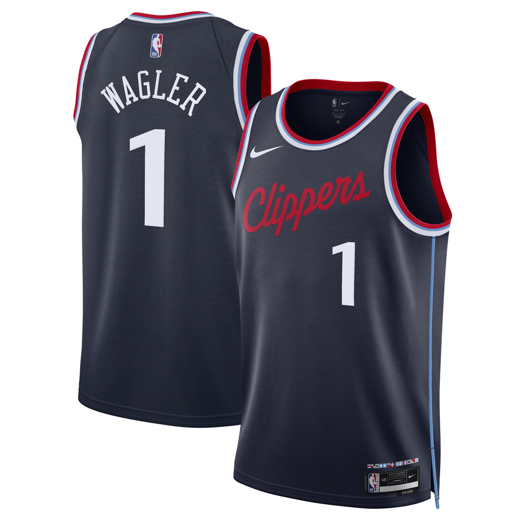 LA Clippers Replica Icon Swingman Jersey - Navy - Keaton Wagler - Unisex