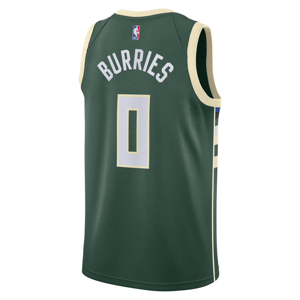 Milwaukee Bucks Icon Swingman Jersey - Green - Brayden Burries - Unisex