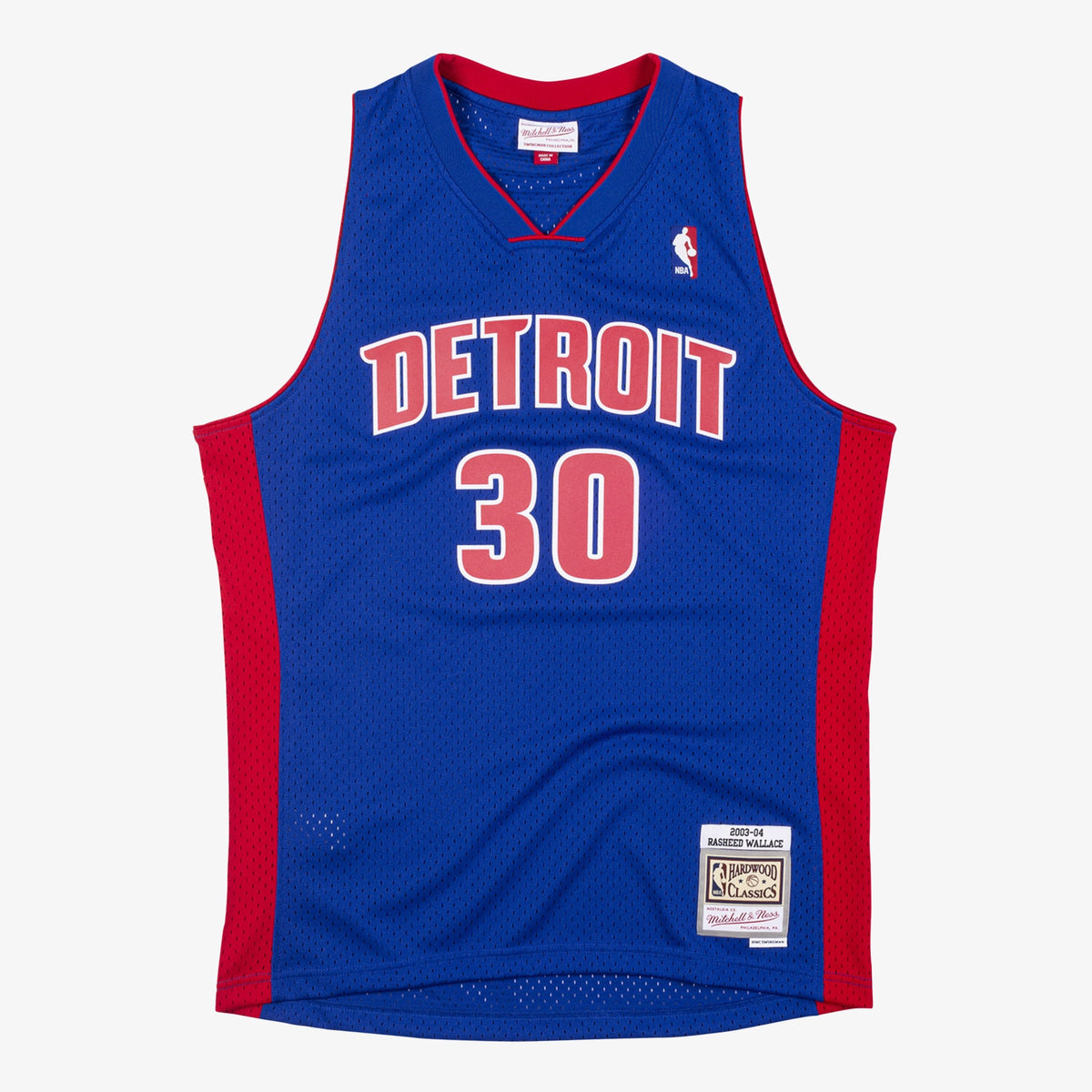 Detroit Pistons Rasheed Wallace 2003 Swingman Authentic Jersey - Royal Blue