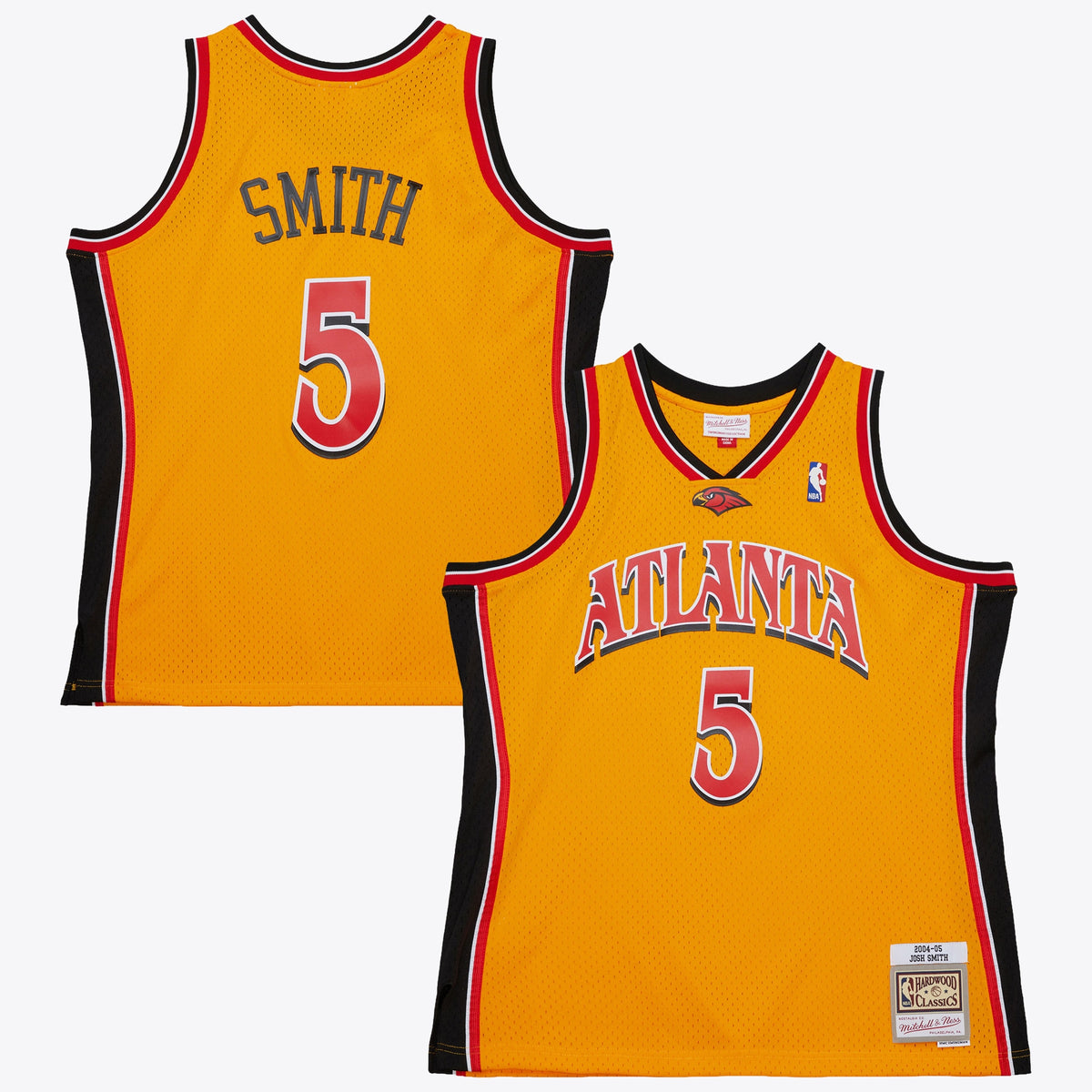Atlanta Hawks Josh Smith 2004 Alternate Authentic Jersey - Yellow