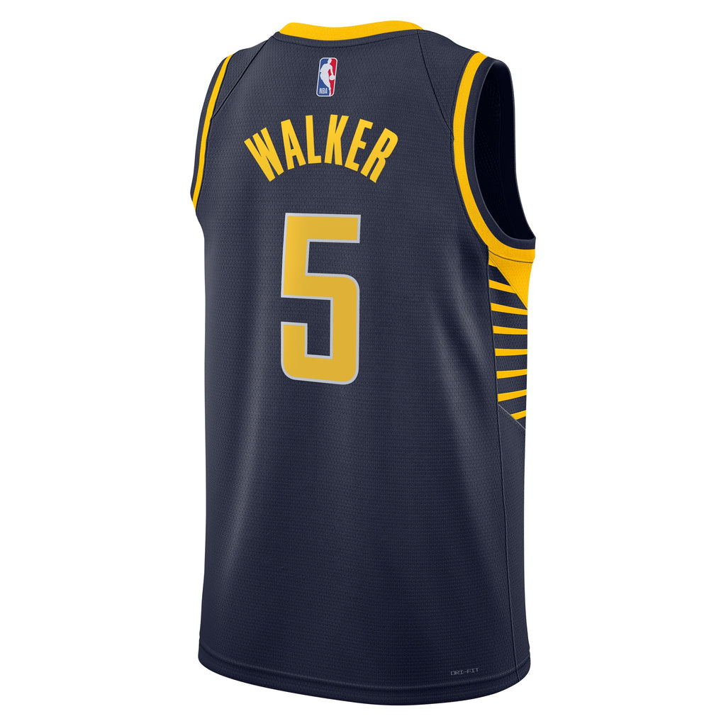 Indiana Pacers Icon Edition Swingman Jersey - Navy - Jarace Walker - Unisex