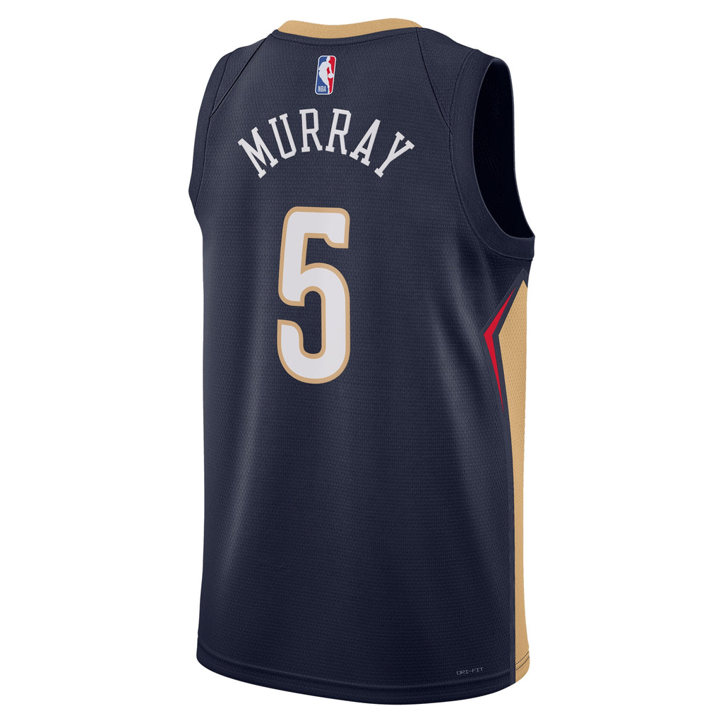 New Orleans Pelicans Icon Edition Swingman Jersey - Navy - Dejounte Murray - Unisex