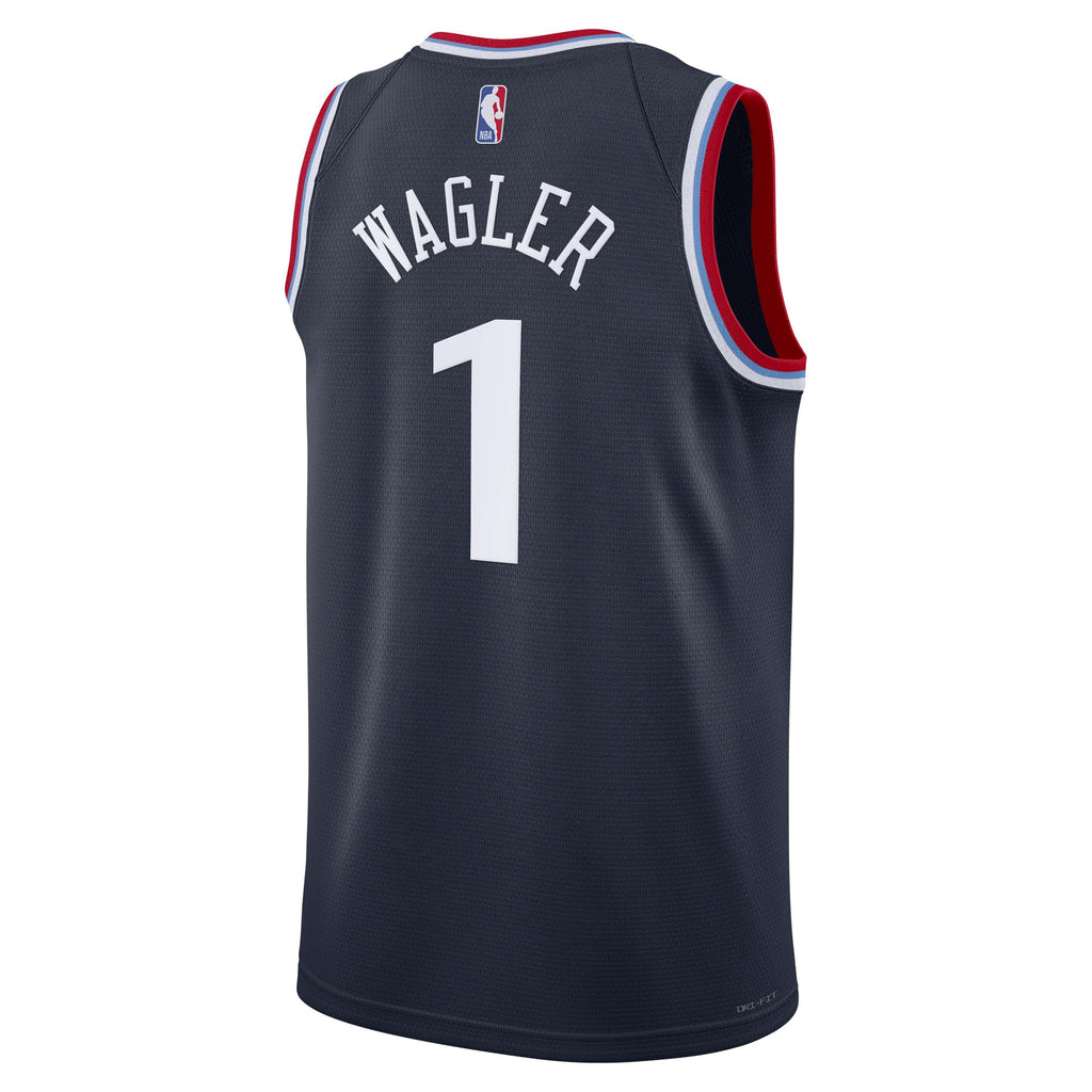 LA Clippers Replica Icon Swingman Jersey - Navy - Keaton Wagler - Unisex