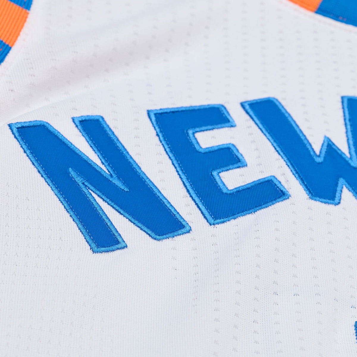 Men's Carmelo Anthony White New York Knicks 2015-16 Hardwood Classics Authentic Jersey
