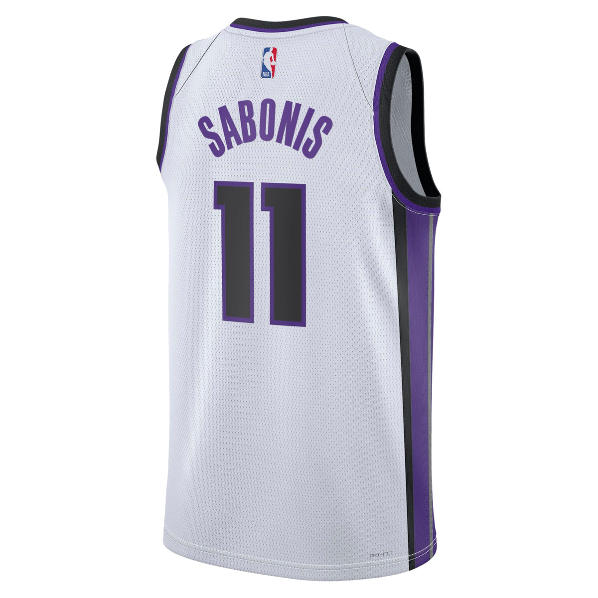 Sacramento Kings Association Edition Swingman Jersey - White - Domantas Sabonis - Unisex